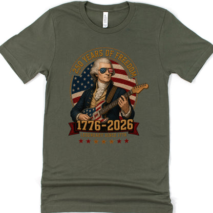 Thomas Jefferson Guitar Shirt