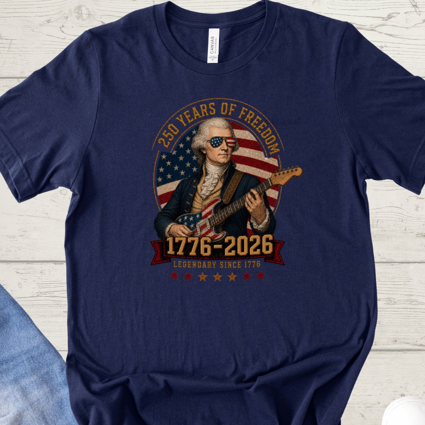 Thomas Jefferson Guitar Shirt