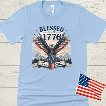 Blessed Since 1776 Eagle Tee