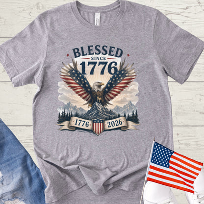 Blessed Since 1776 Eagle Tee