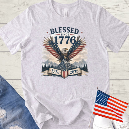 Blessed Since 1776 Eagle Tee