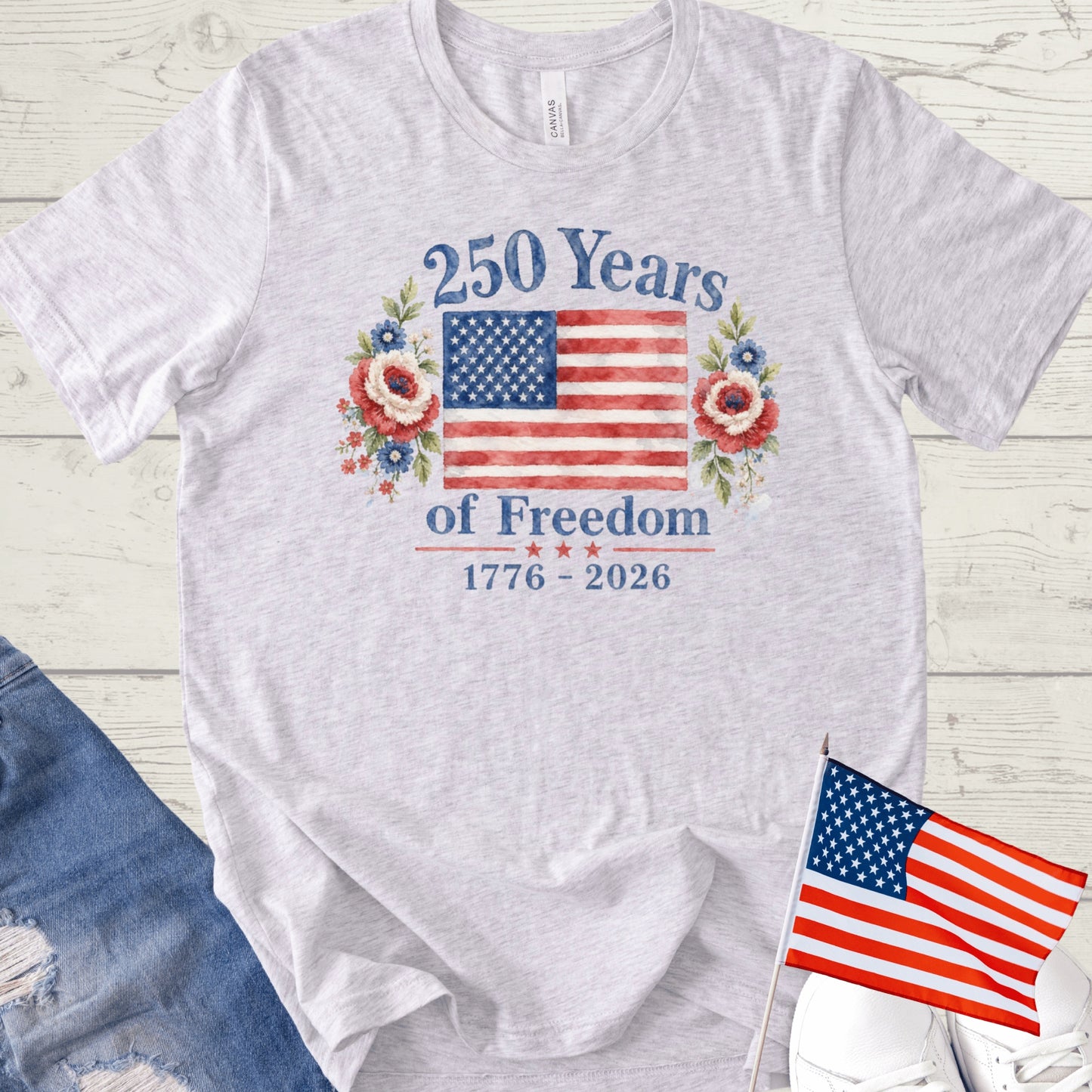 250 Floral Flag Shirt