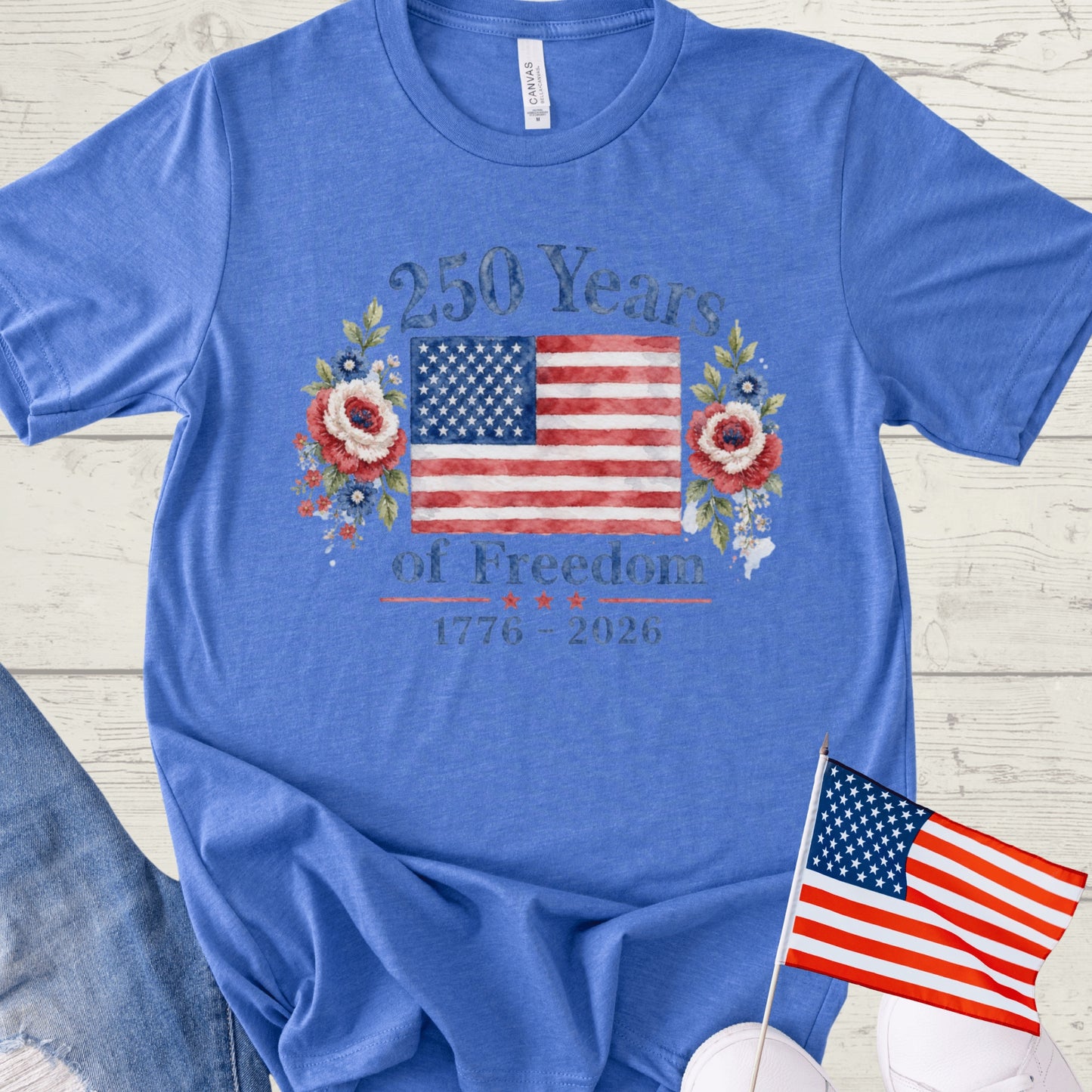 250 Floral Flag Shirt