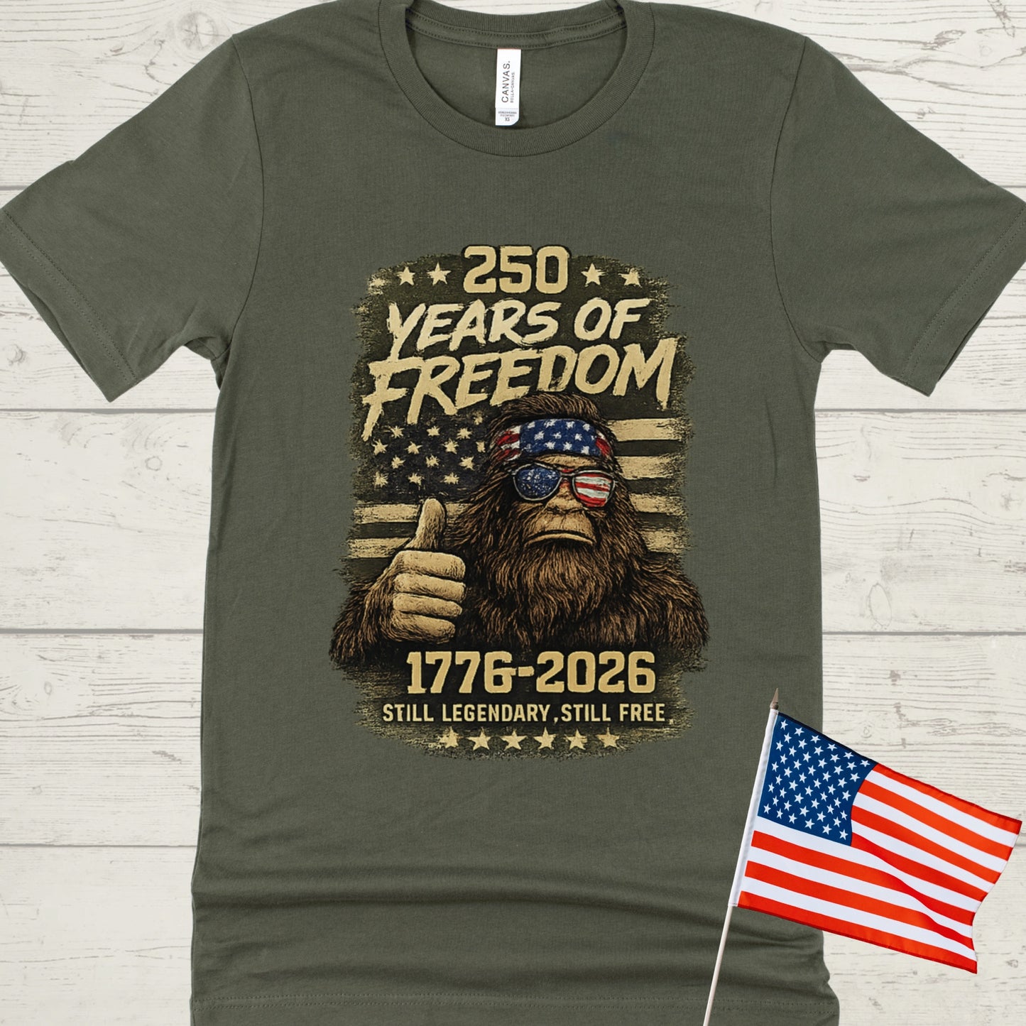 Sasquatch Thumbs Up Shirt