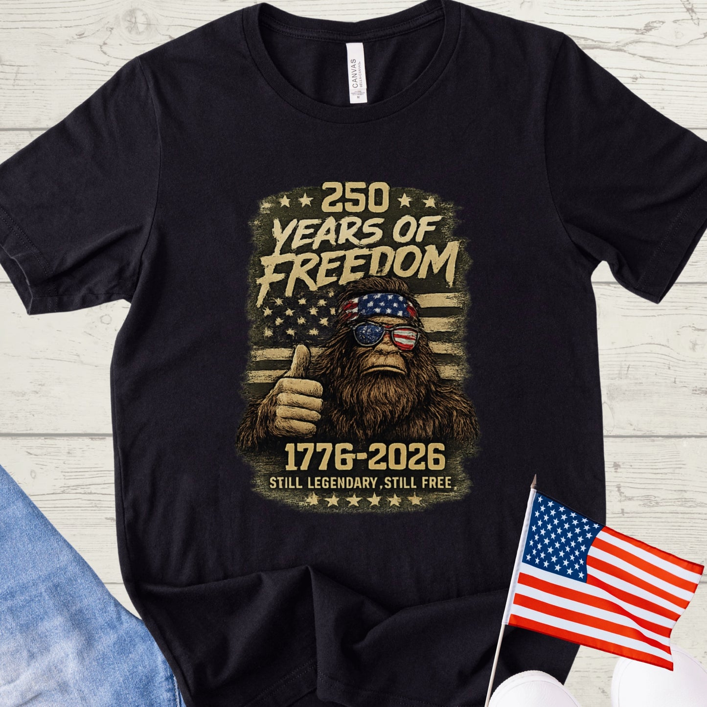 Sasquatch Thumbs Up Shirt