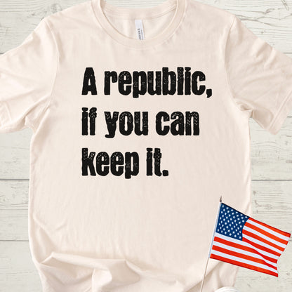 Franklin Republic Quote Shirt