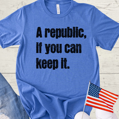 Franklin Republic Quote Shirt