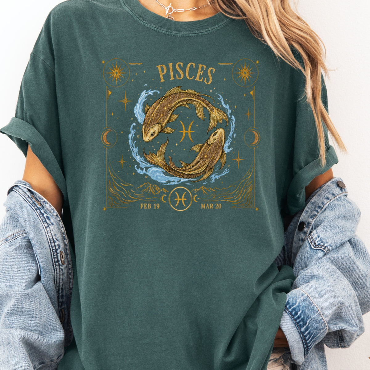 Pisces Gold Shirt