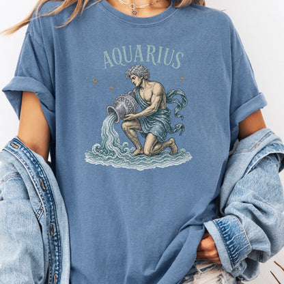Aquarius Gold Shirt
