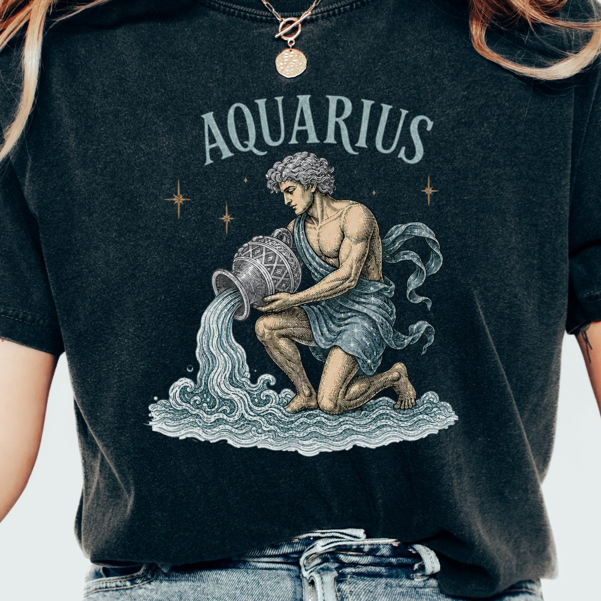 Aquarius Gold Shirt