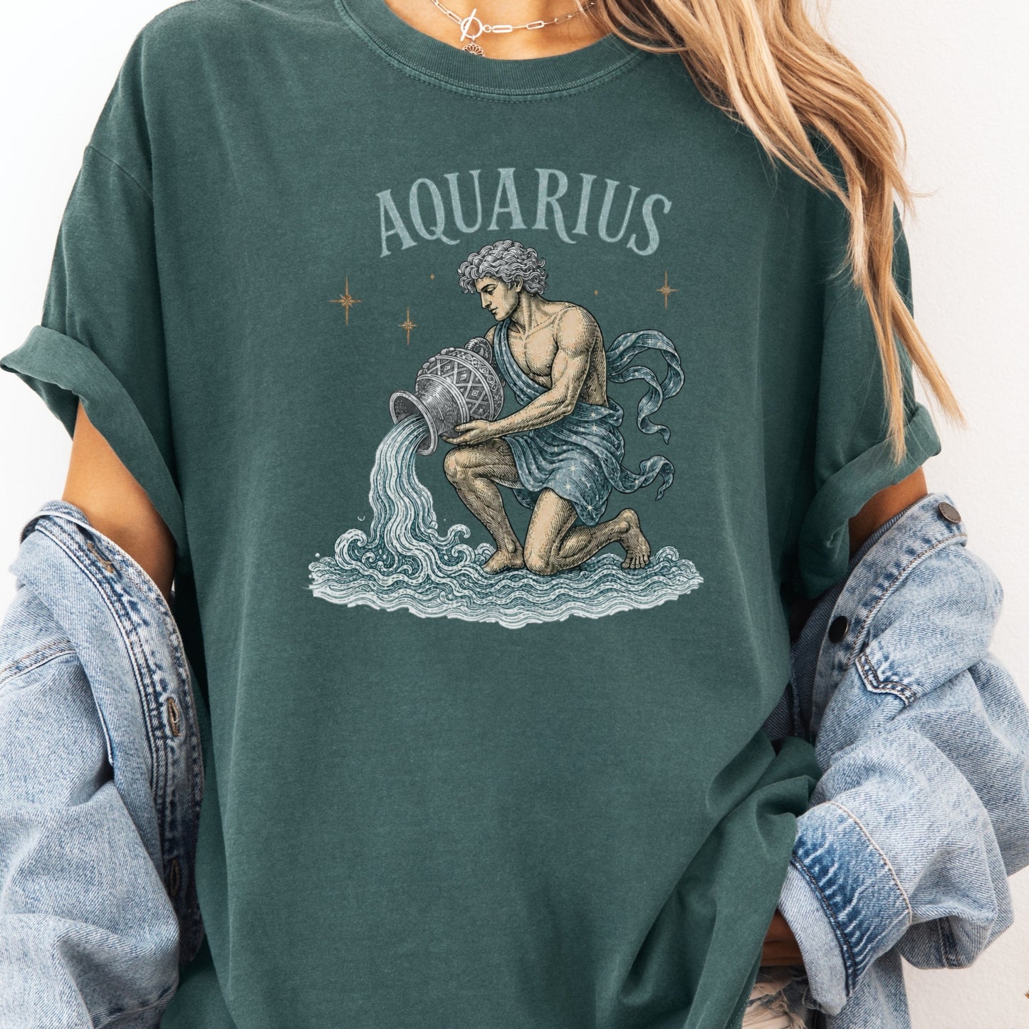 Aquarius Gold Shirt