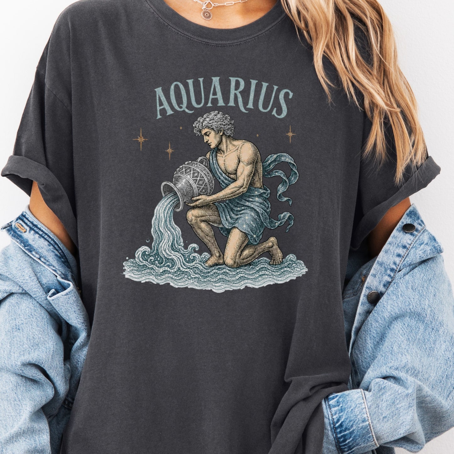Aquarius Gold Shirt