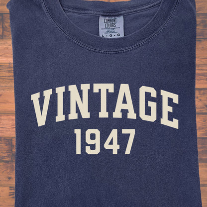 1947 Vintage Birthday Shirt