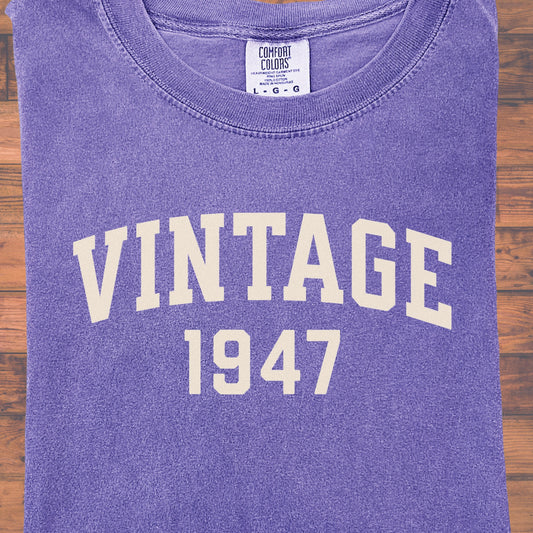 1947 Vintage Birthday Shirt