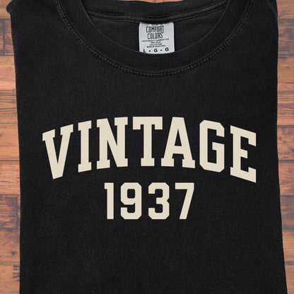 1937 Vintage Birthday Shirt