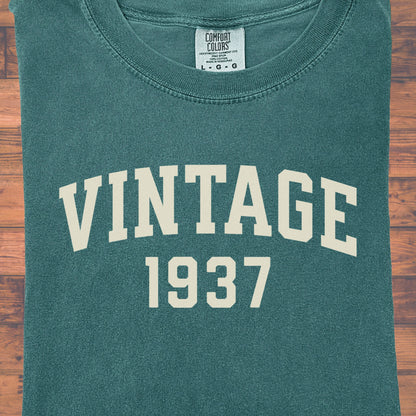 1937 Vintage Birthday Shirt