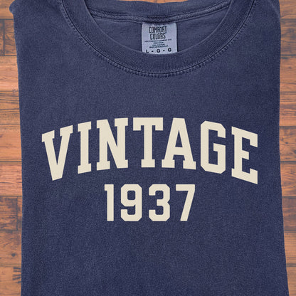 1937 Vintage Birthday Shirt