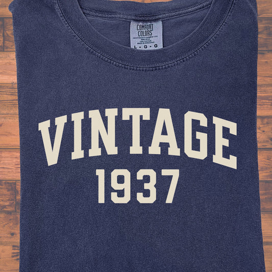 1937 Vintage Birthday Shirt