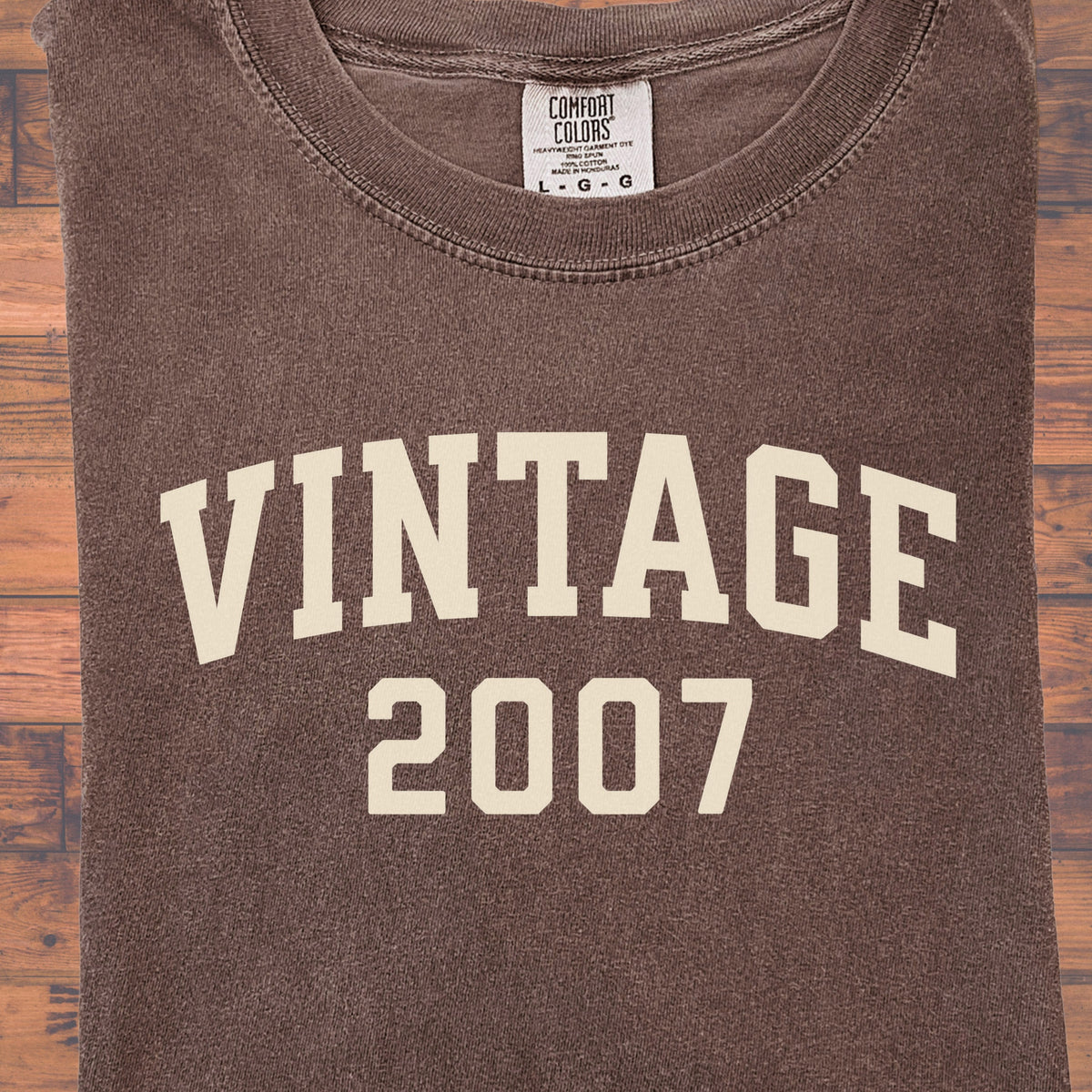 2007 Vintage Birthday Shirt