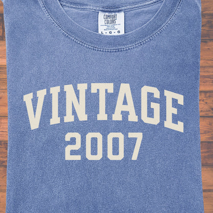 2007 Vintage Birthday Shirt