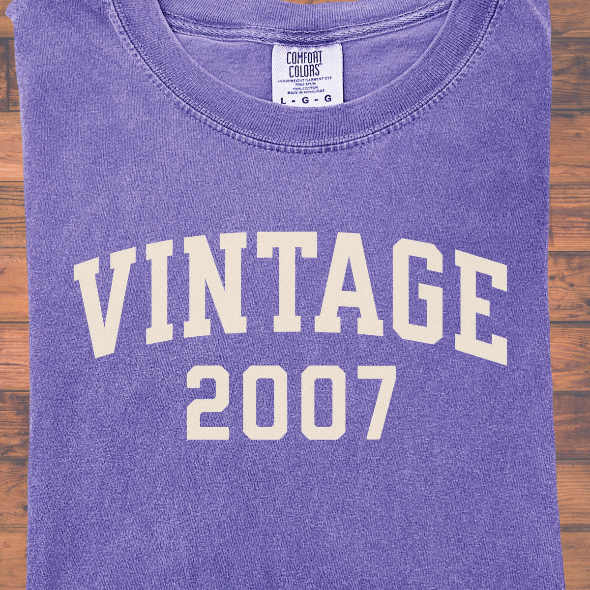 2007 Vintage Birthday Shirt
