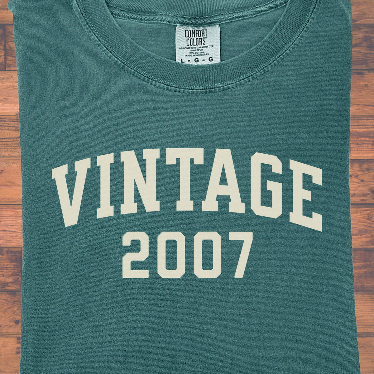 2007 Vintage Birthday Shirt