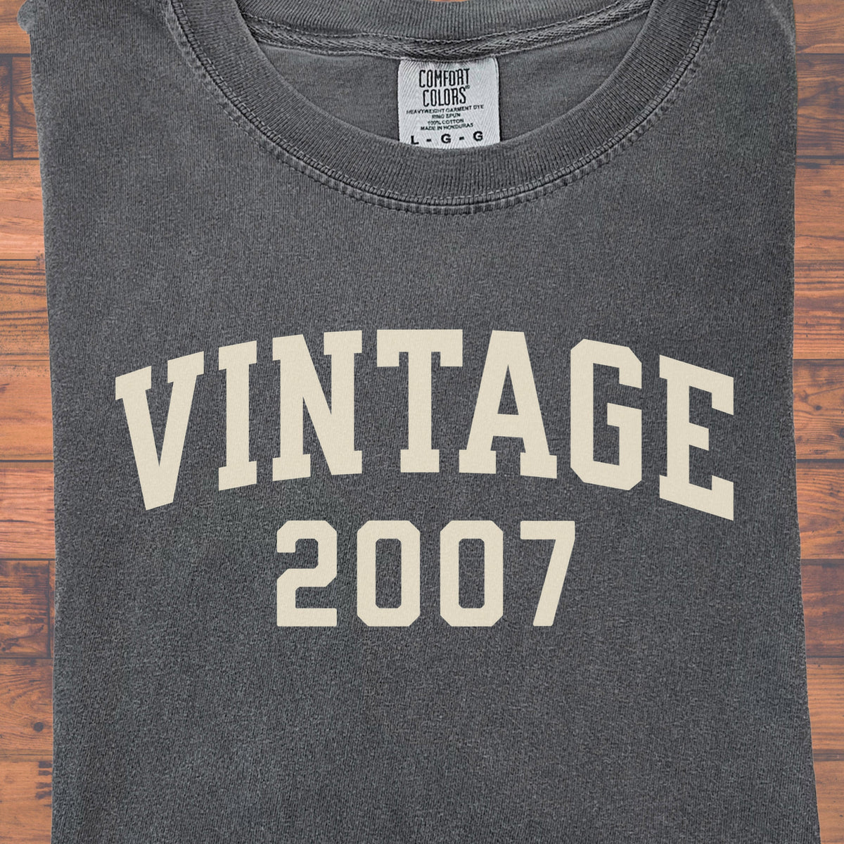 2007 Vintage Birthday Shirt