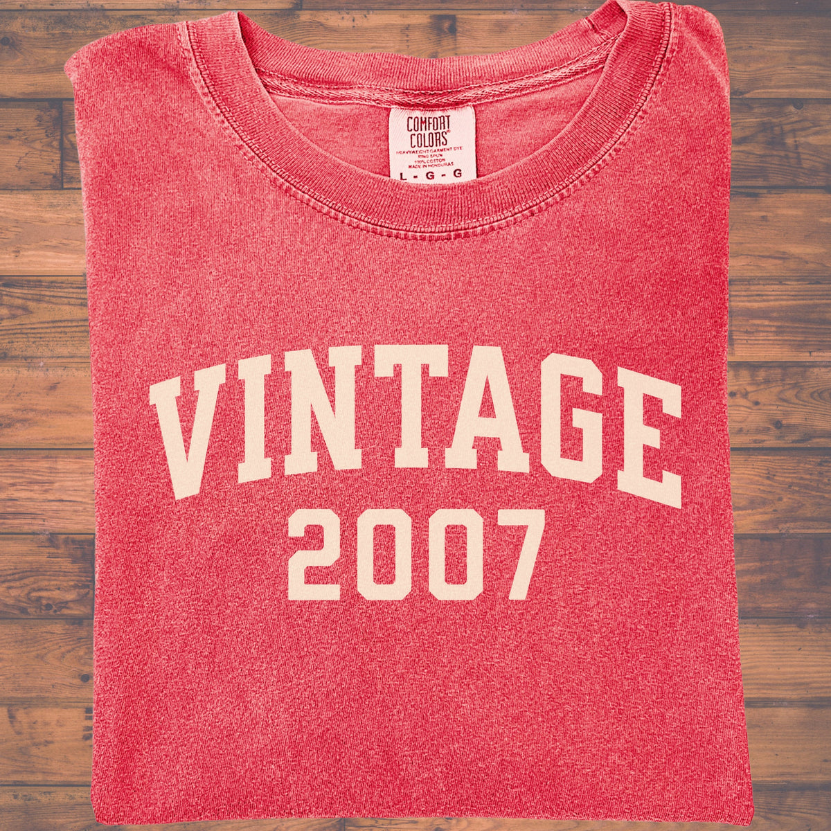 2007 Vintage Birthday Shirt