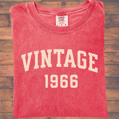 1966 Vintage Birthday Shirt