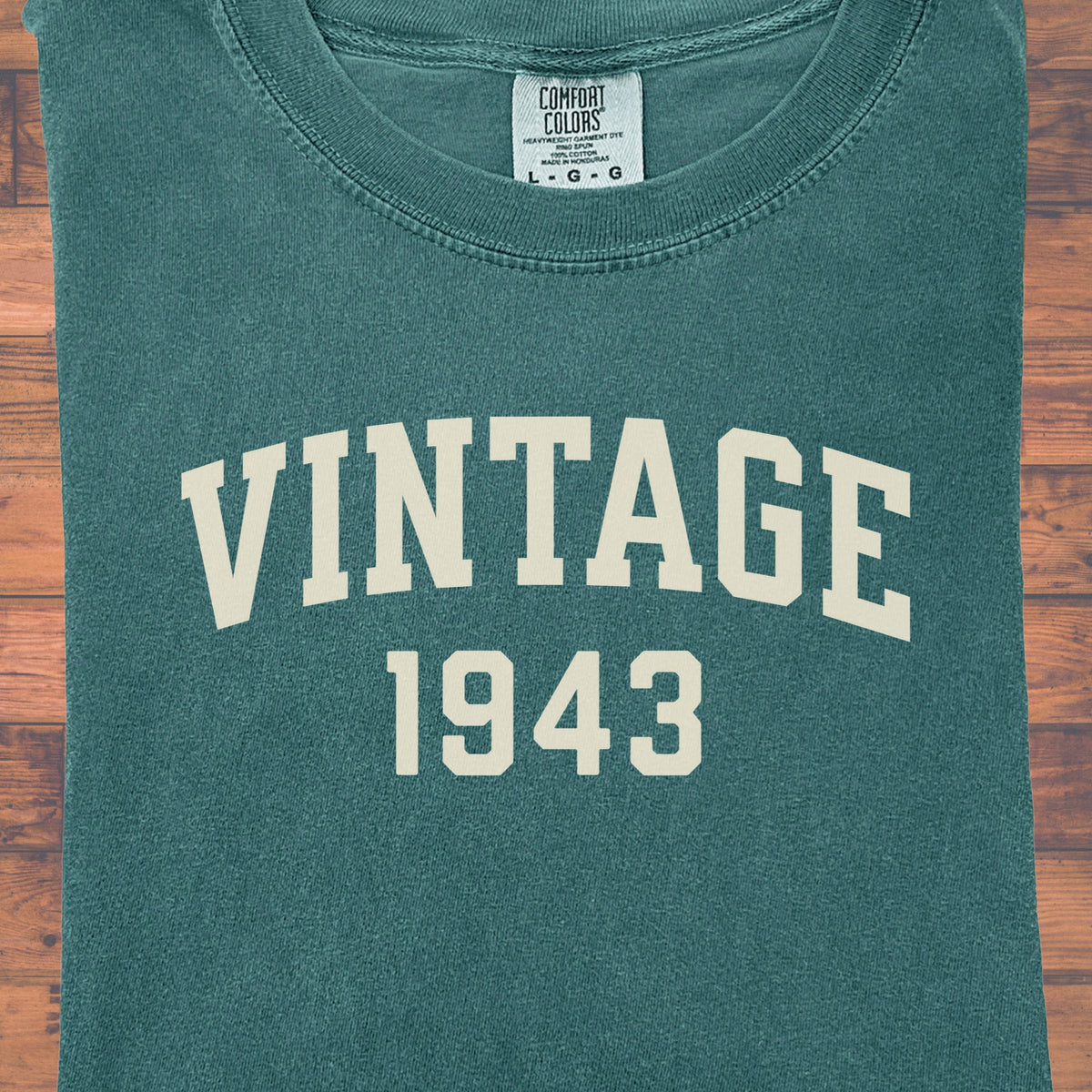 1943 Vintage Birthday Shirt