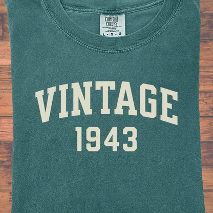 1943 Vintage Birthday Shirt