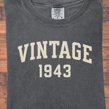 1943 Vintage Birthday Shirt