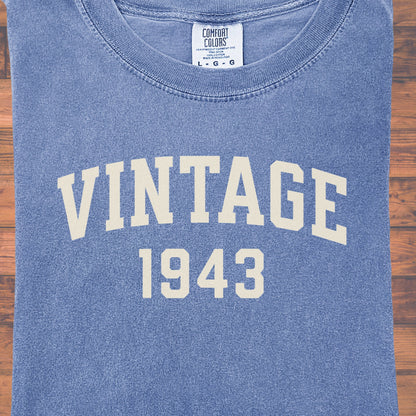 1943 Vintage Birthday Shirt