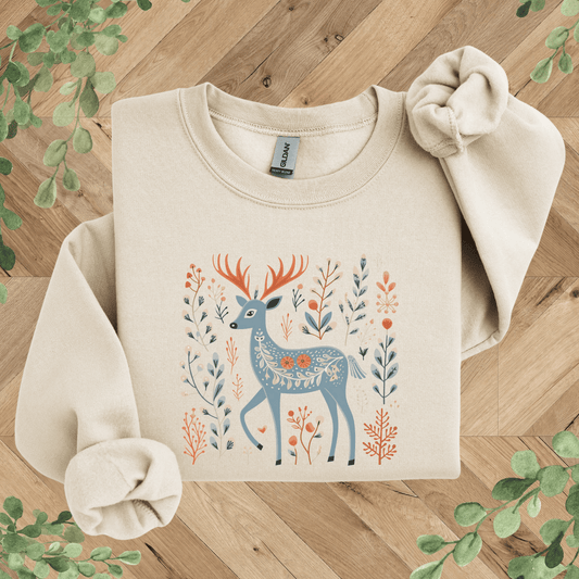 Scandi Deer Sweatshirt