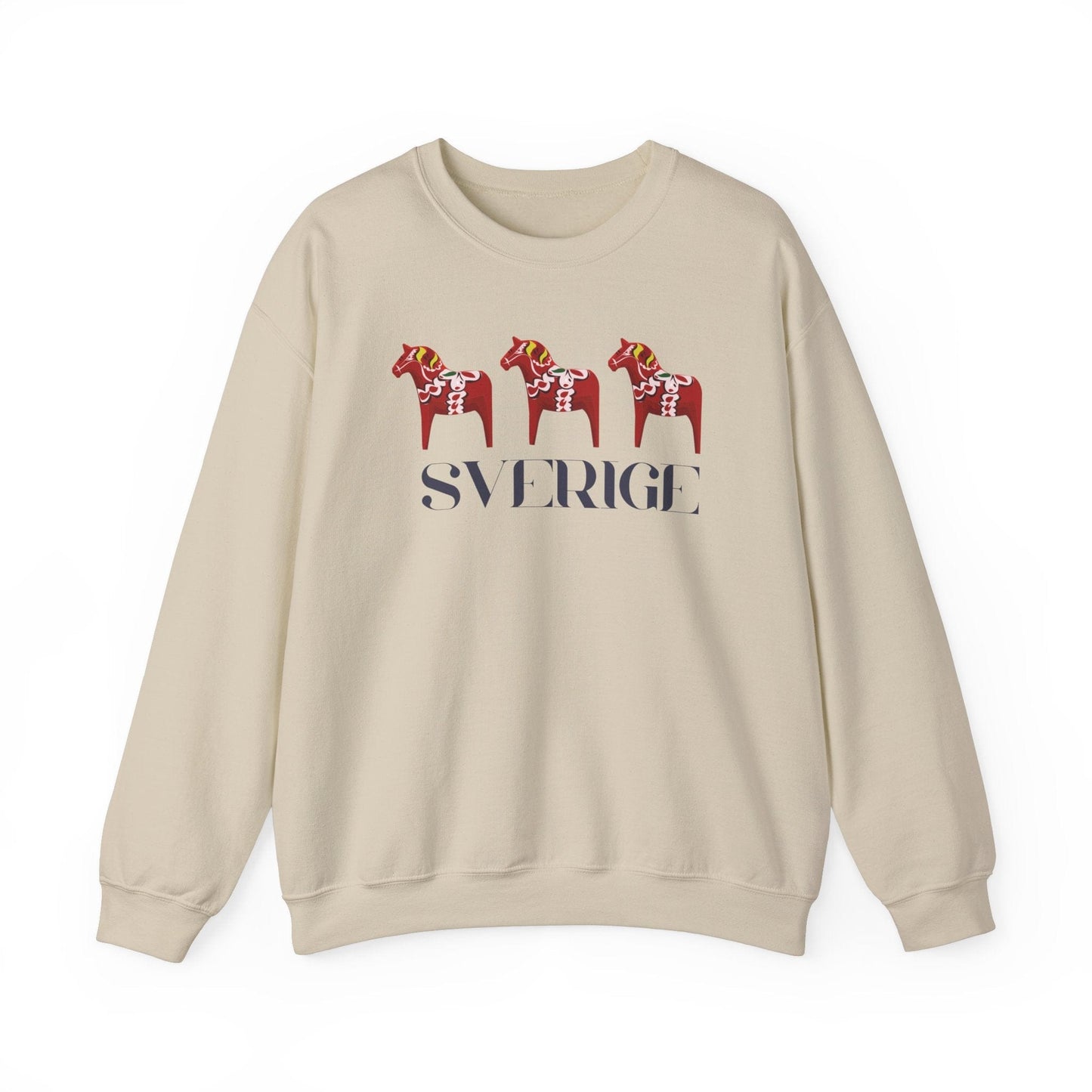 Sverige Red Horses Crewneck Sweatshirt