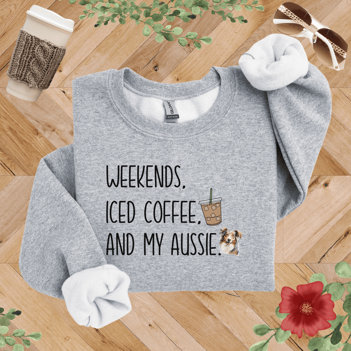 Weekends, Iced Coffee, and My Aussie Sweatshirt