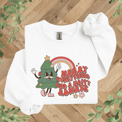 Happy Christmas Retro Sweatshirt