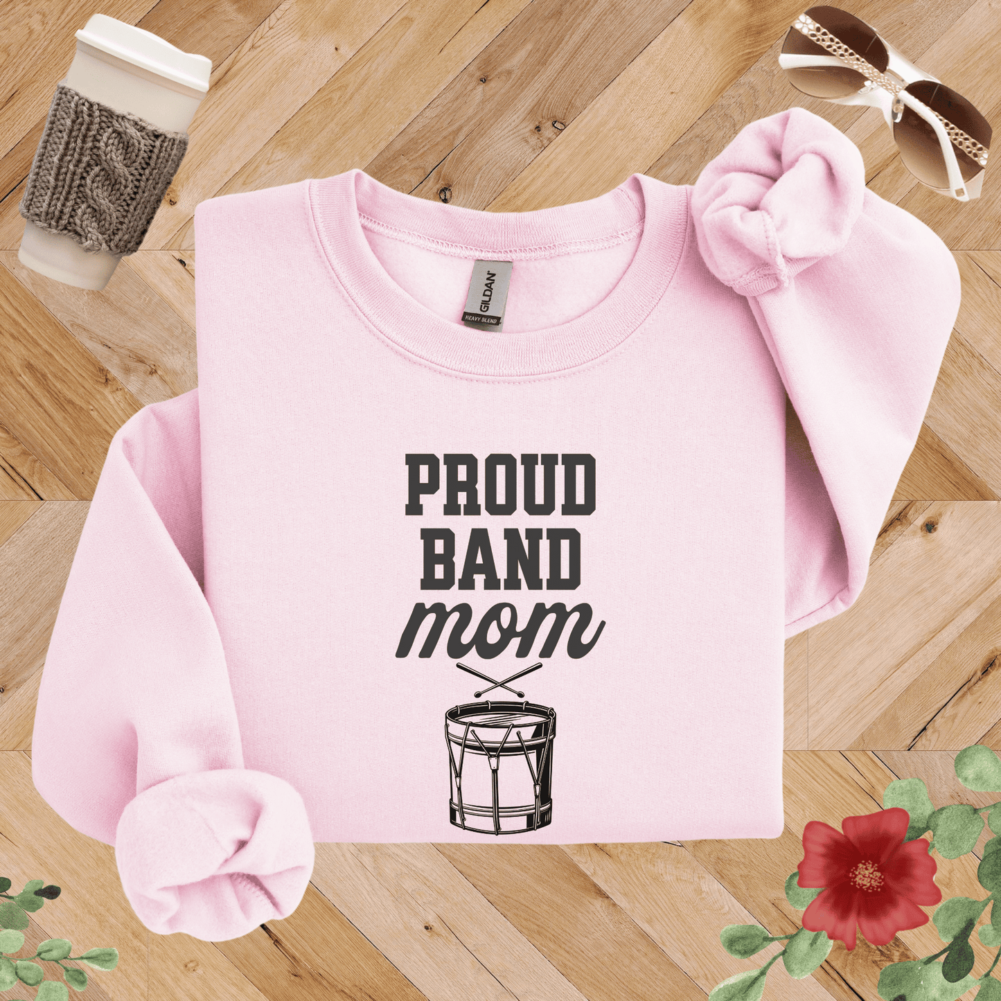 Proud Band Mom Drumline Sweatshirt