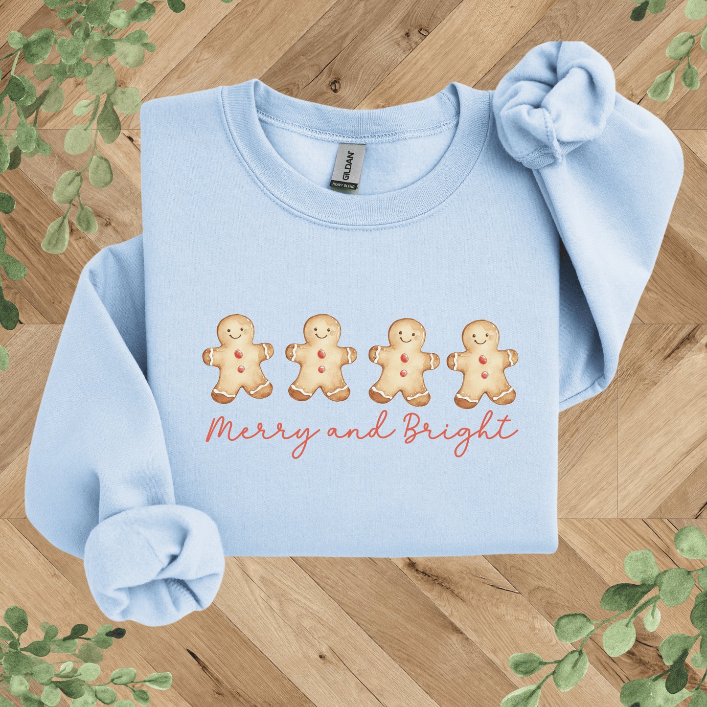 Merry + Bright Gingerbread Sweatshirt