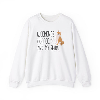 Weekends, Coffee, and My Shiba Inu Sweatshirt