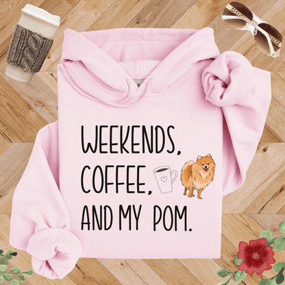 Weekends, Coffee, and My Pom Hoodie