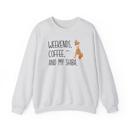 Weekends, Coffee, and My Shiba Inu Sweatshirt