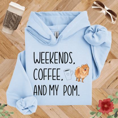 Weekends, Coffee, and My Pom Hoodie