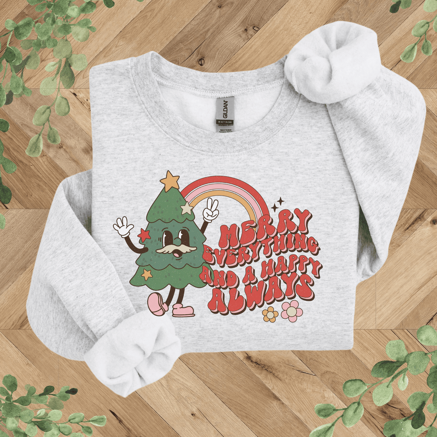 Happy Christmas Retro Sweatshirt