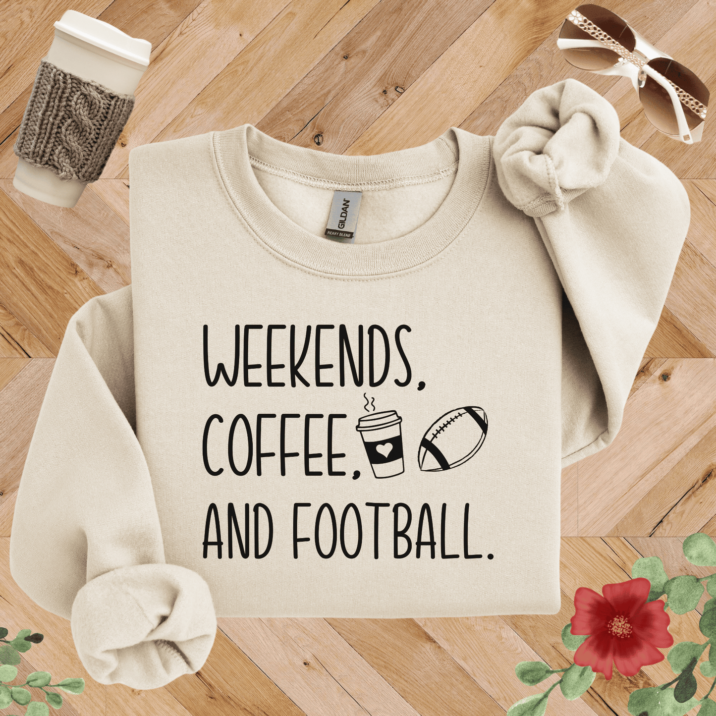 Weekends, Coffee, and Football Sweatshirt