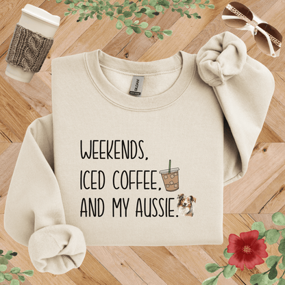 Weekends, Iced Coffee, and My Aussie Sweatshirt