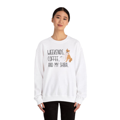 Weekends, Coffee, and My Shiba Inu Sweatshirt