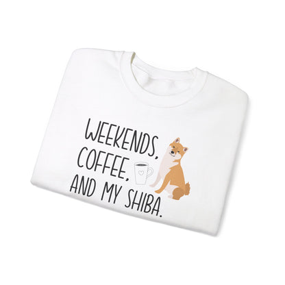 Weekends, Coffee, and My Shiba Inu Sweatshirt