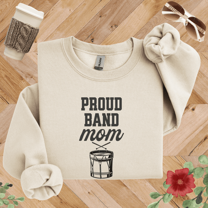 Proud Band Mom Drumline Sweatshirt