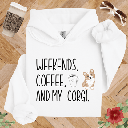 Weekends, Coffee, and My Corgi Hoodie